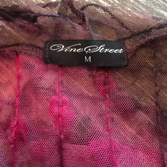 Beautiful sheer zipper cardigan - Picture 6 of 6